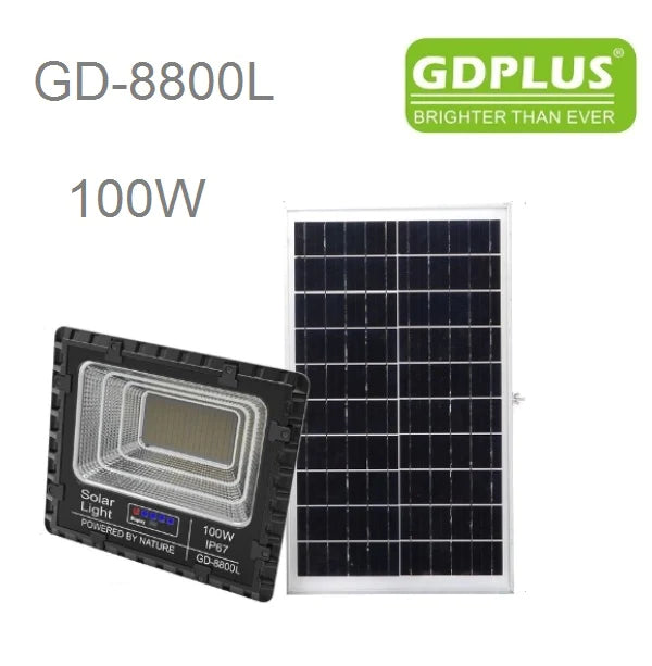 GD-8800L 100W GDPLUS Solar Wall Flood Light - (Delivery Included